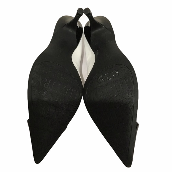 Ellen Tracy Black & White Kitten Heels - Picture 6 of 9